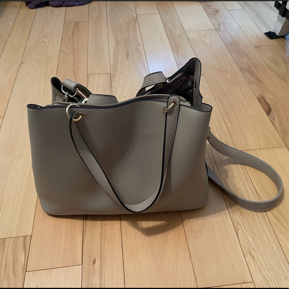 Slouchy Tan crossbody purse